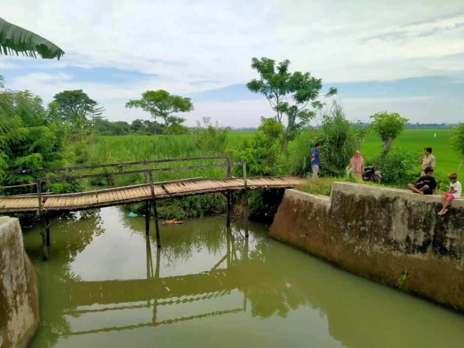 Wabup Maros Pantau Jembatan Kayu Rusak di Kecamatan Simbang