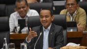 Menteri ESDM Bahlil Lahadalia Saat Rapat Kerja Bersama Komisi VII DPR RI
