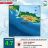 Gempa Tektonik Magnitudo 4,7 Guncang Sukabumi, Getaran Terasa Hingga Bandung