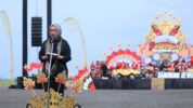 Menpan RB, Rini Widyanti, Saat Memberi Sambutan dalam Acara yang Tahun Ini Mengusung Tema 'Selendang Sang Gandrung' di Banyuwangi, Sabtu (25/10/2025).
