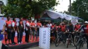 Semarak HUT ke-80 RI, Wabup Andi Muetazim Lepas Fun Bike Gowes Kemerdekaan di Maros